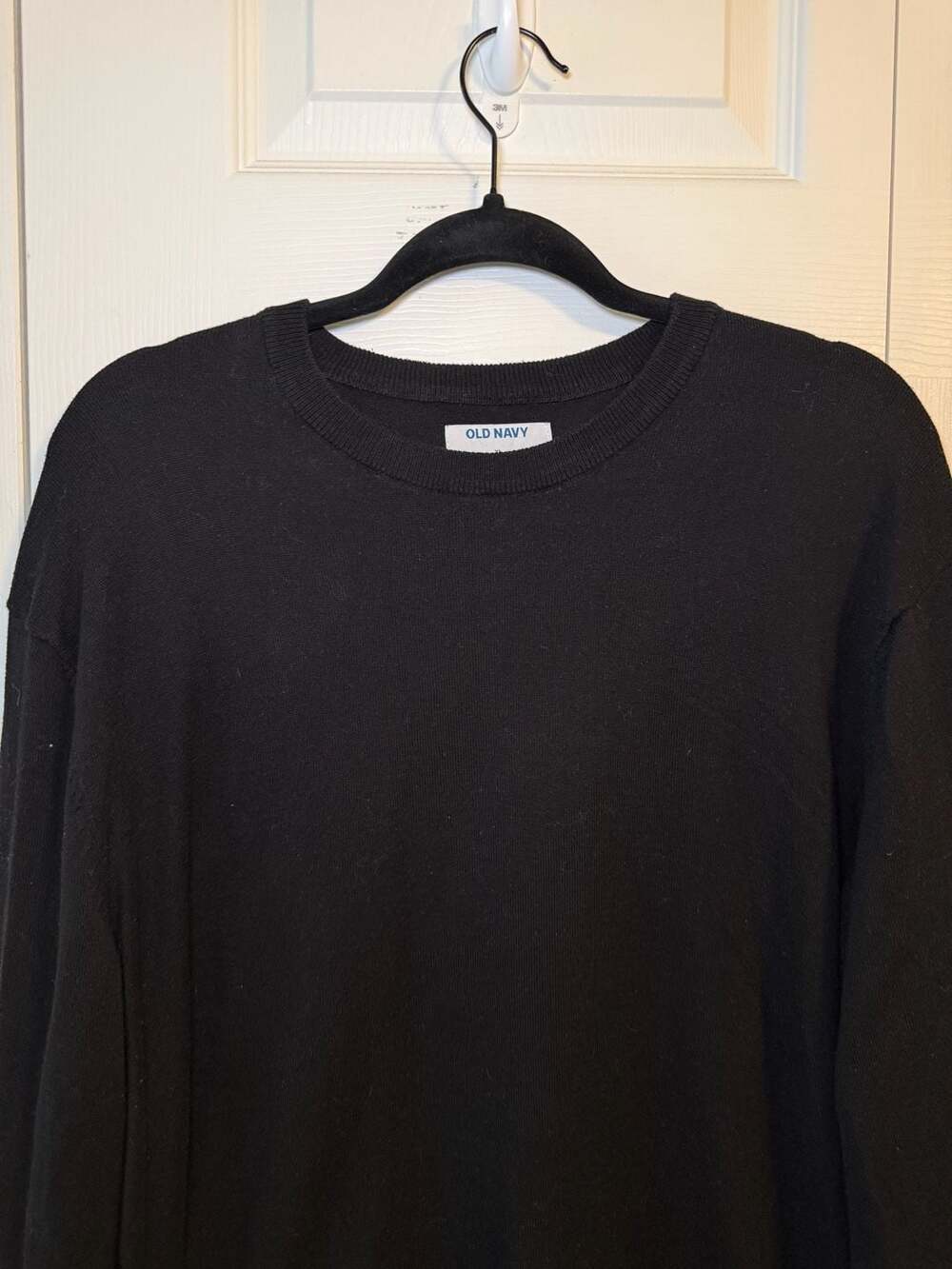 Old Navy Crewneck Sweater Size XL Black Long Sleeve Pullover